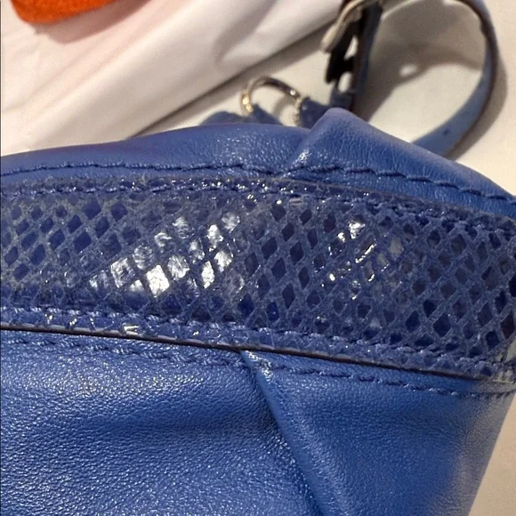 Coach Blue Leather Shoulder Bag F1176-F16535 - Picture 13 of 13
